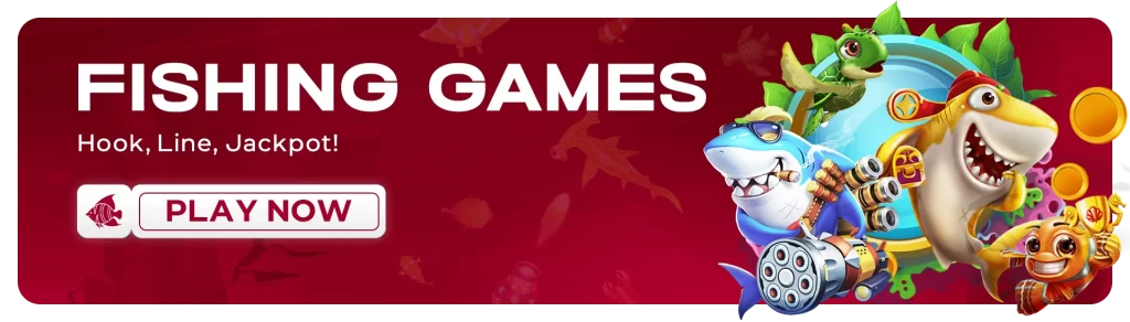 Fishing game slot on PHLRUBY featuring vibrant underwater visuals and exciting bonus features.